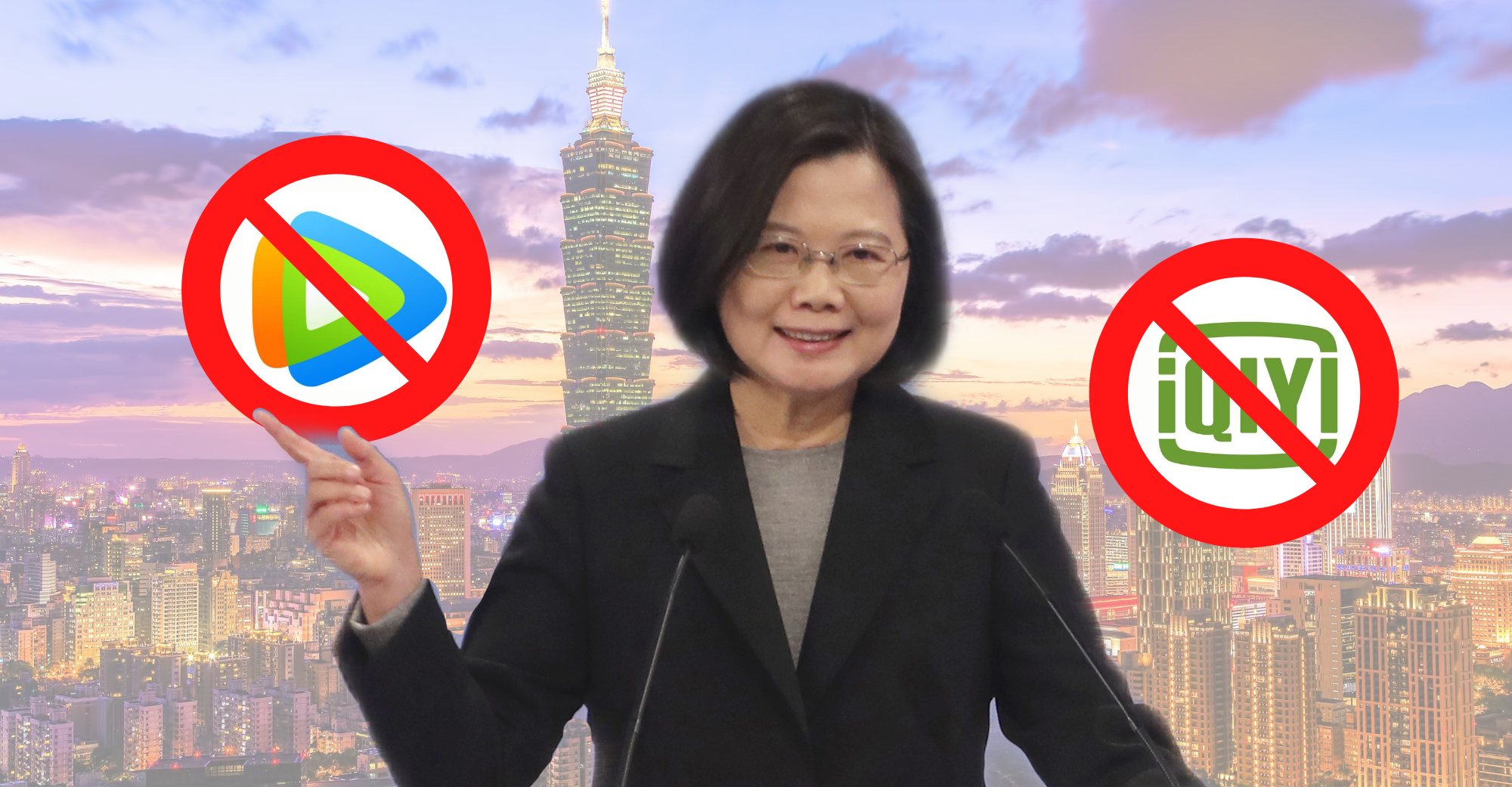 Taiwan to Expel Mainland Streaming Services IQIYI and Tencent Video by September
